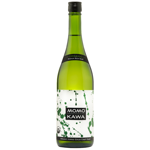 Sake Momokawa Organic Junmai 750 Ml.png