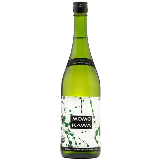 Sake Momokawa Organic Junmai 750 Ml.png