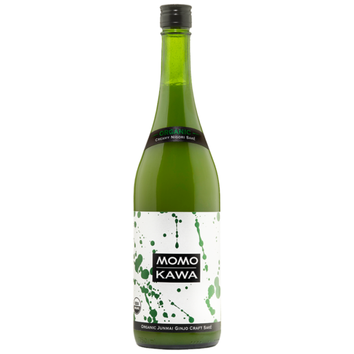 Sake Momokawa Organic Nigori 750 Ml.png