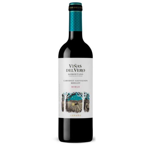 vino espanol vinas del vero caber.sauvig.merlot roble 750 ml.png