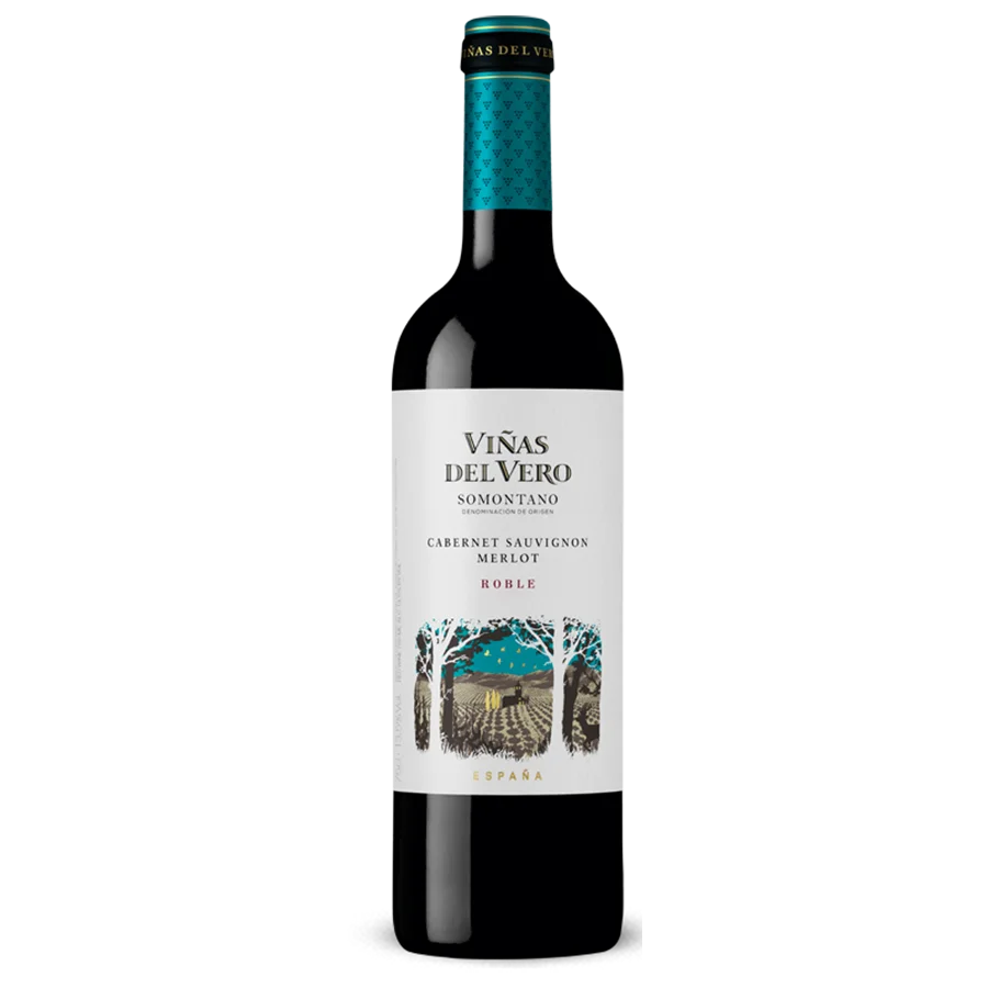 vino espanol vinas del vero caber.sauvig.merlot roble 750 ml.png