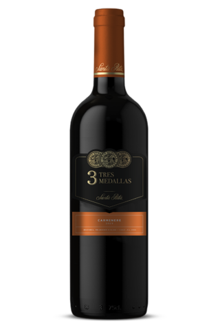 vino santa rita tres medallas carmenere tinto 750.png