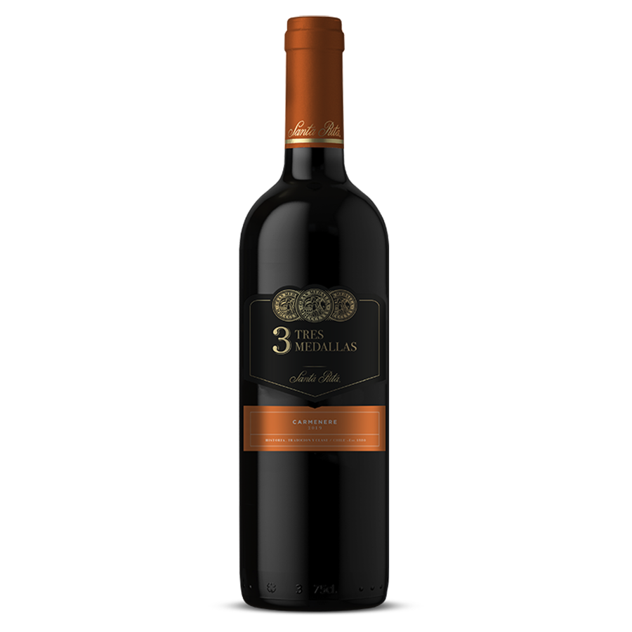 vino santa rita tres medallas carmenere tinto 750.png